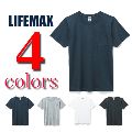 ライフマックスLIFEMAX/5.3ozユーロポケット付きTシャツ