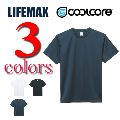 ライフマックスLIFEMAX/4.6ozクールコア Tシャツ/メンズ