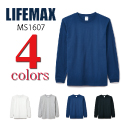 ライフマックスLIFEMAX/6.2ozヘビーウェイトロングスリーブTシャツ（カラー）