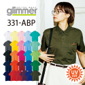 グリマーGLIMMER/4.4oz ドライボタンダウンポロシャツ