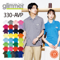 グリマーGLIMMER/4.4オンス ドライポロシャツ ポケット付き