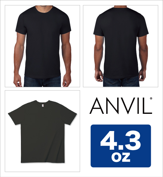 アンビル ANVIL/4.3ozライトウェイト半袖Tシャツ/メンズ 980 無地T ...
